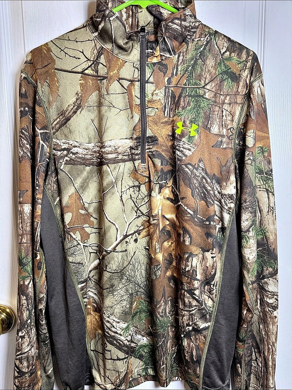 Under Armour HeatGear Under Armour Scent Control Camo Long Sleeve Shirt Size
